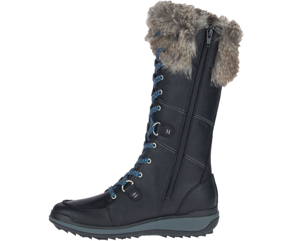 Merrell Støvler Dame - Snowcreek Tall Polar Waterproof - Sort - WQF841039